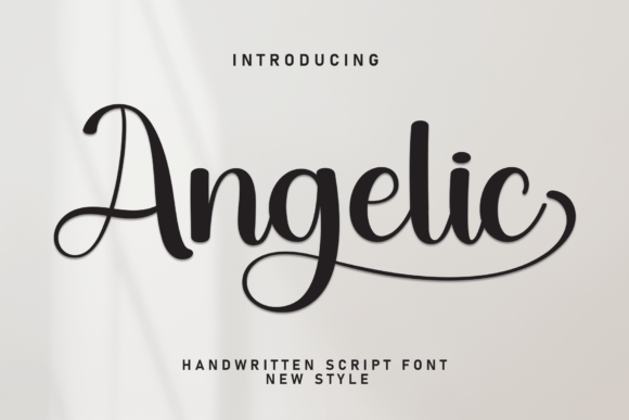 Angelic: A Sweet Handwritten Font for Creative Designs