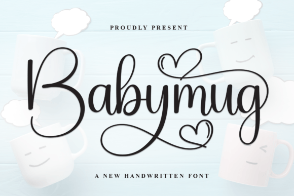 Babymug: Graceful Handwritten Elegance for Modern Design