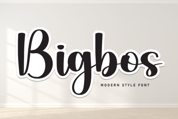 Bigbos: Elegant Script Font for Creative Branding