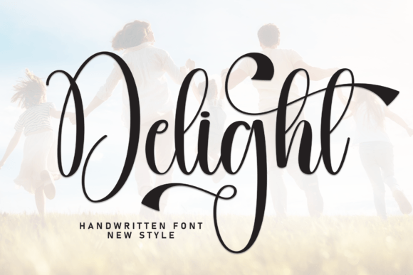 Delight: Graceful Calligraphy for Elegant Design