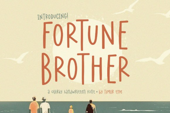 Fortune Brother: A Quirky Handwritten Font Full of Character