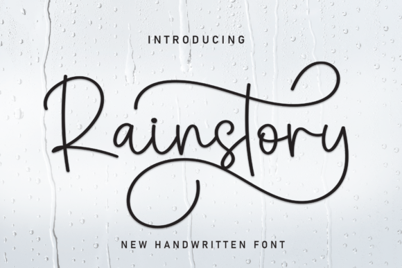 Rainstory: Elegant Script Magic for Modern Creatives
