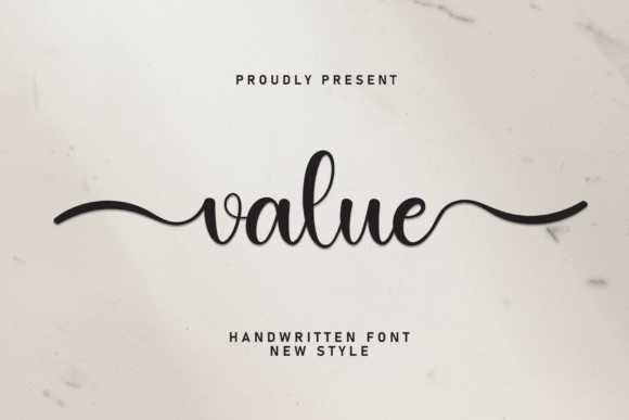 Value Handwritten Font: Graceful Expression for Modern Branding