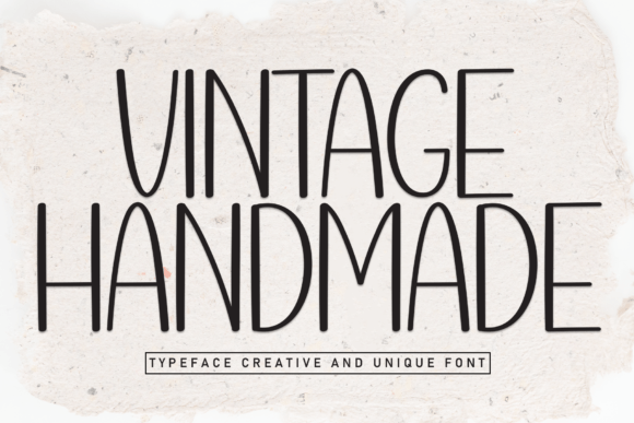 Vintage Handmade: A Sweet Script for Authentic Design
